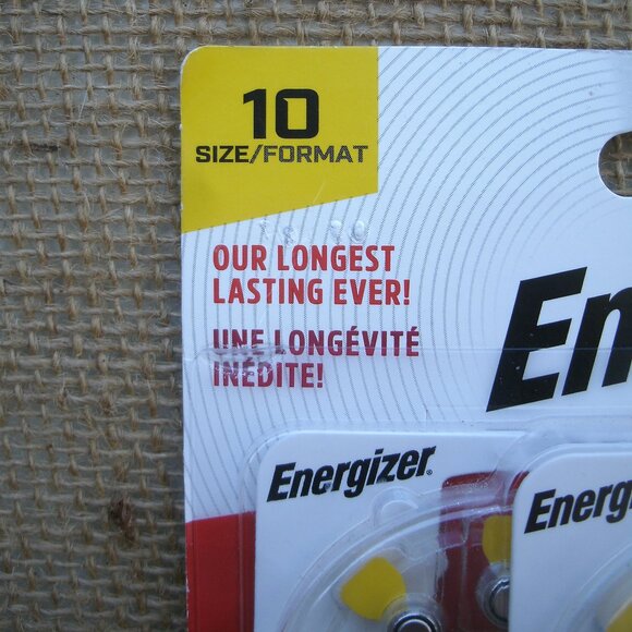 NIP Energizer Size 10 Hearing Aid Batteries 24 Count - Picture 3 of 9
